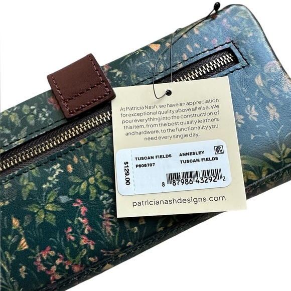 Patricia Nash Leather Annesley Wristlet Wallet - Picture 3 of 8